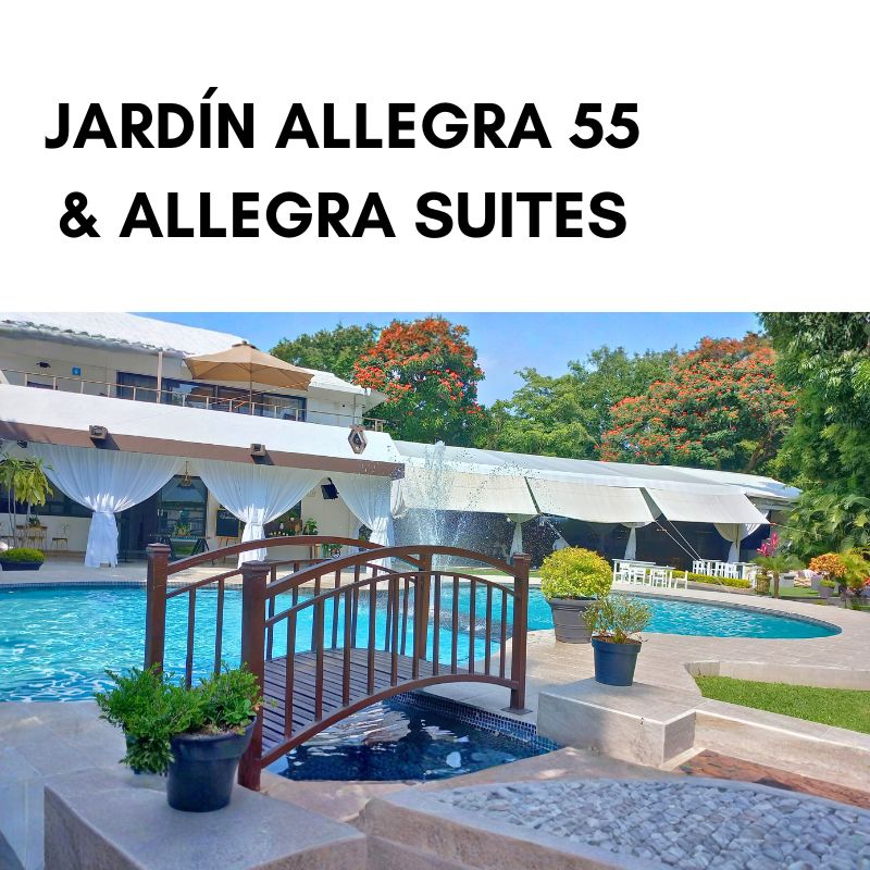 Jardín Allegra 55 y Allegra Suites: venue y hospedaje dentro del ecosistema Allegra.