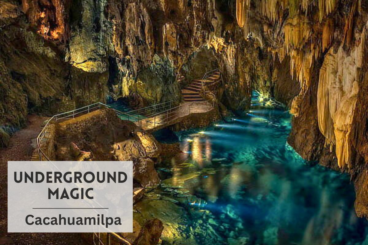 Grutas de Cacahuamilpa, cavernas para excursión desde Morelos