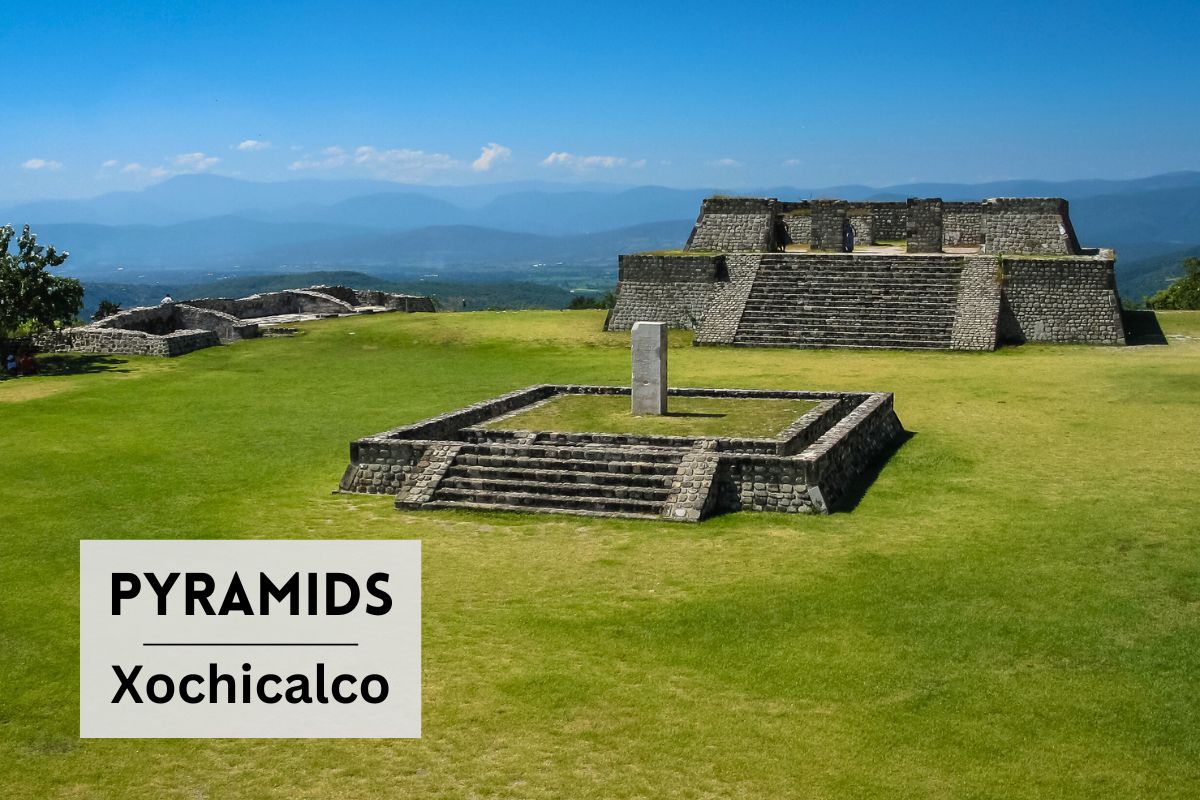 Zona arqueológica de Xochicalco en Morelos, excursión cultural para invitados