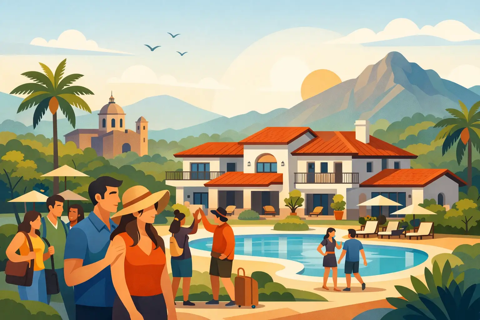 Alojamiento para grupos grandes en Cuernavaca