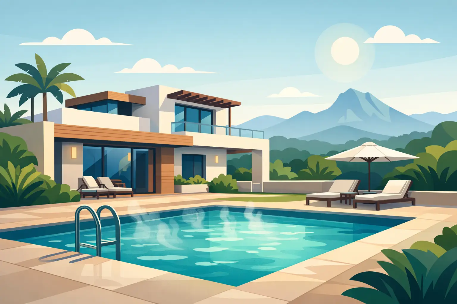 Casa con alberca climatizada en Cuernavaca