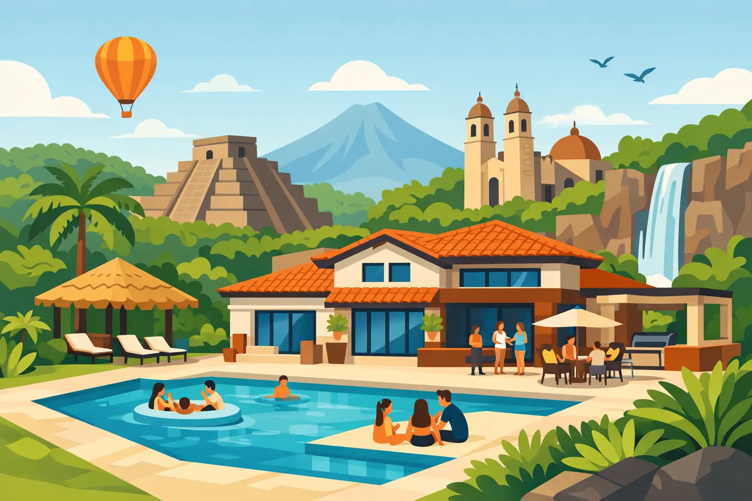 Casas para 10 personas en Morelos: qué ver