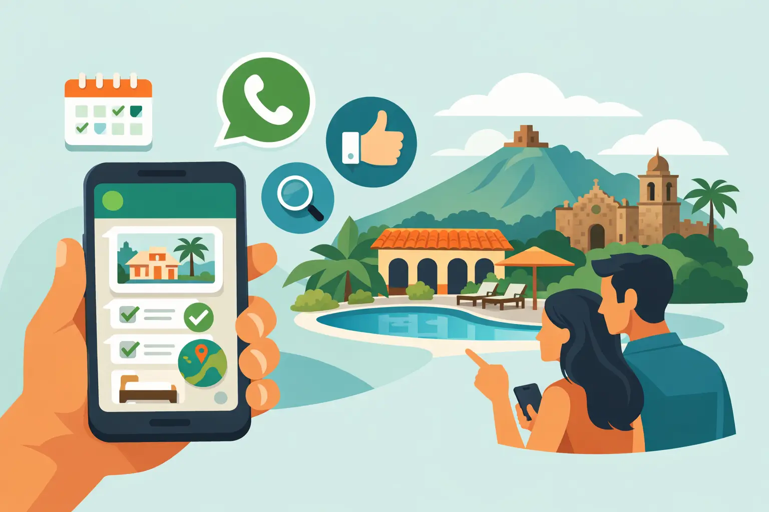 Hospedaje por WhatsApp en Morelos: cómo elegir