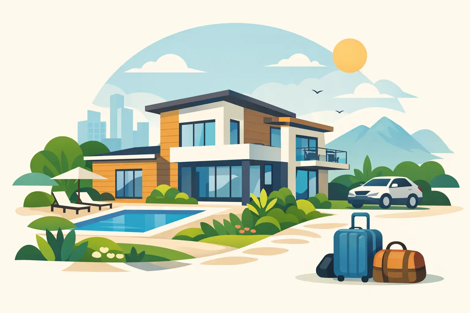 Jardín Allegra 55: hospedaje cerca y práctico