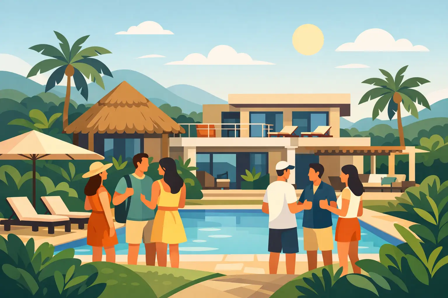 Renta de villas para grupos en Morelos