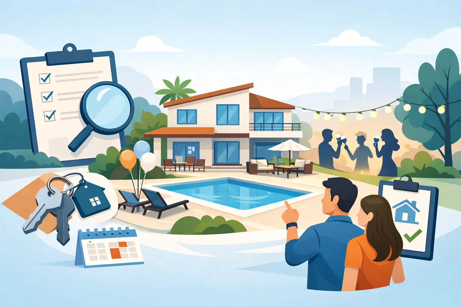 Cómo rentar casa para evento privado sin errores