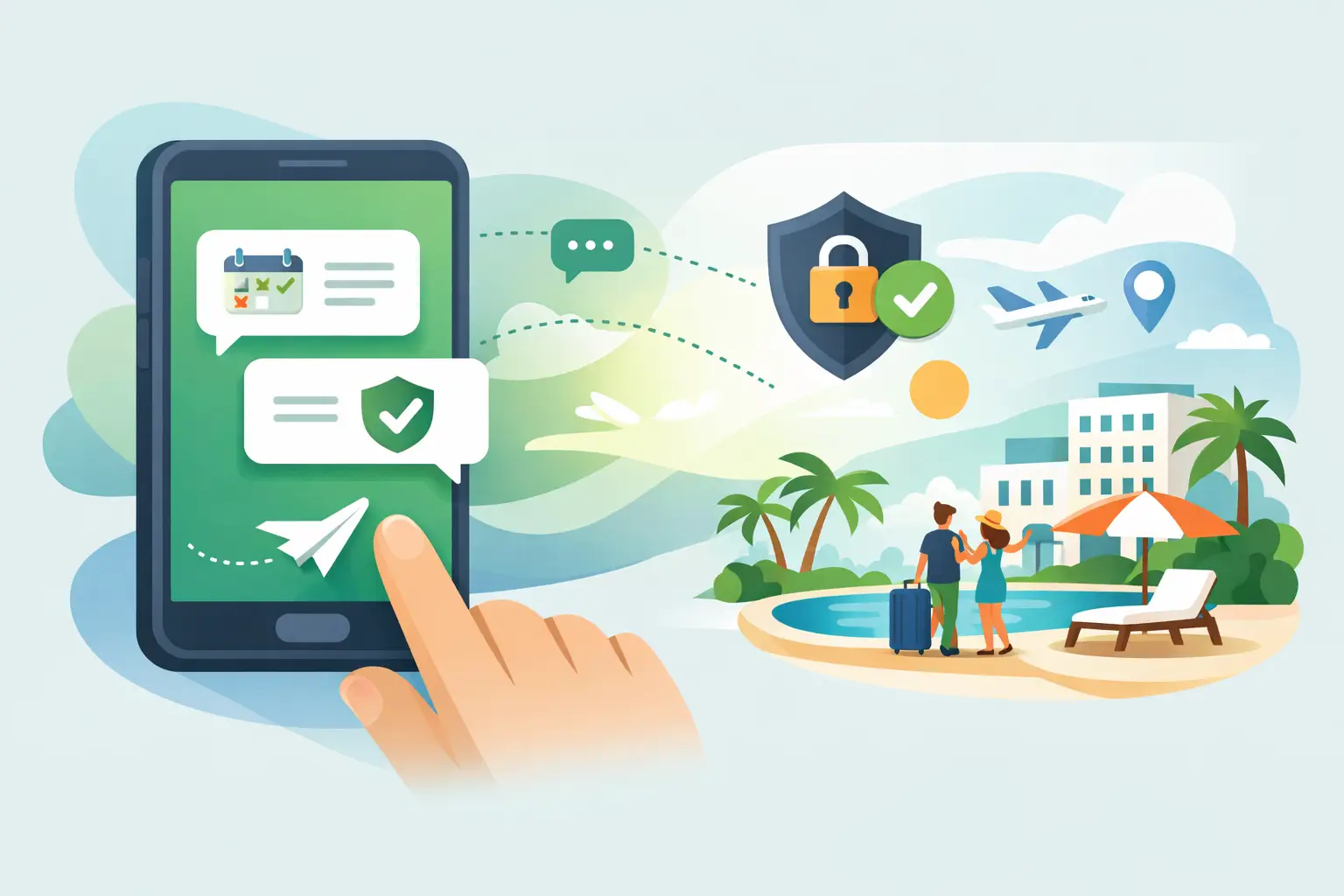 Reserva directa por WhatsApp segura y simple