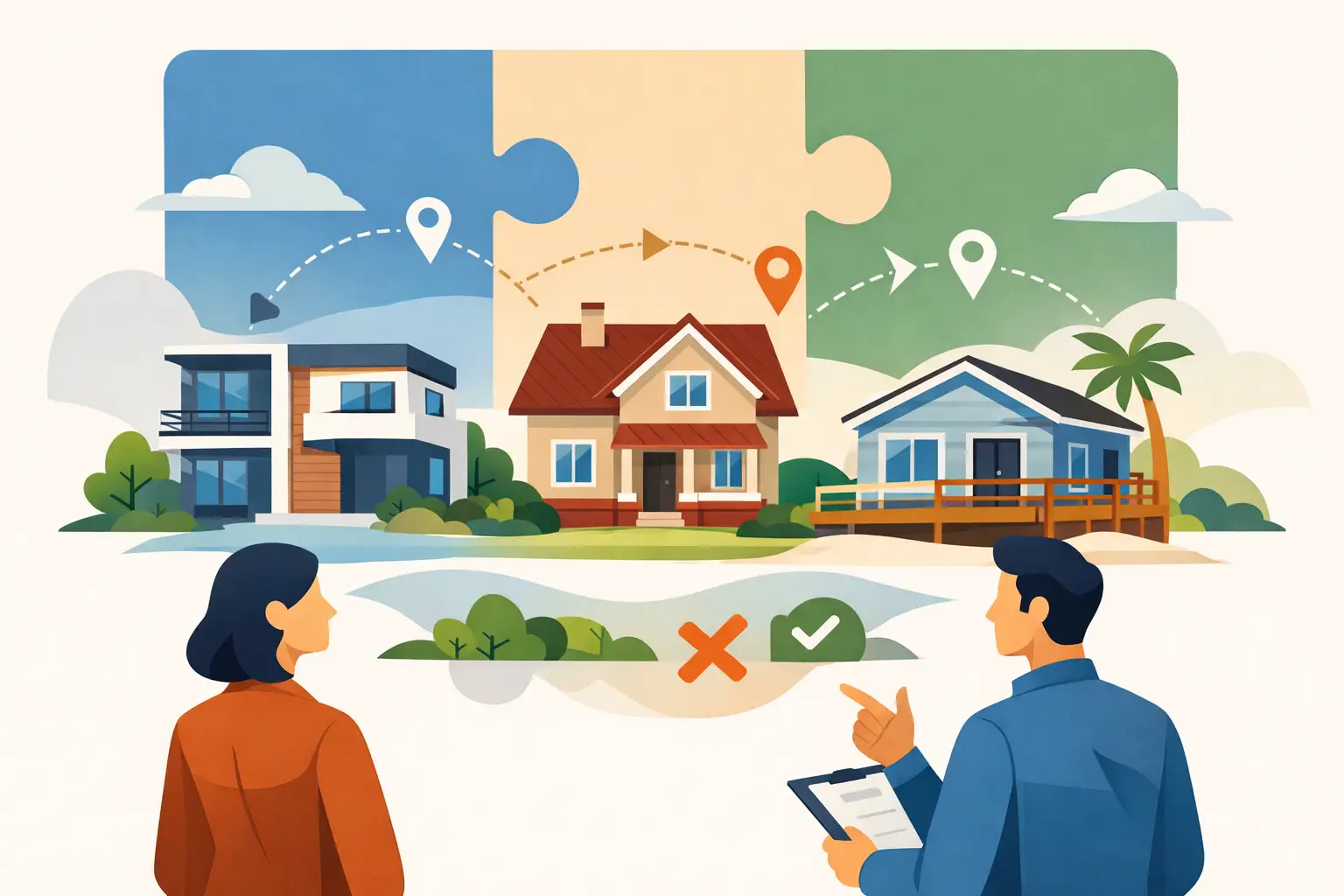 Cómo combinar casas para grupo sin fallar