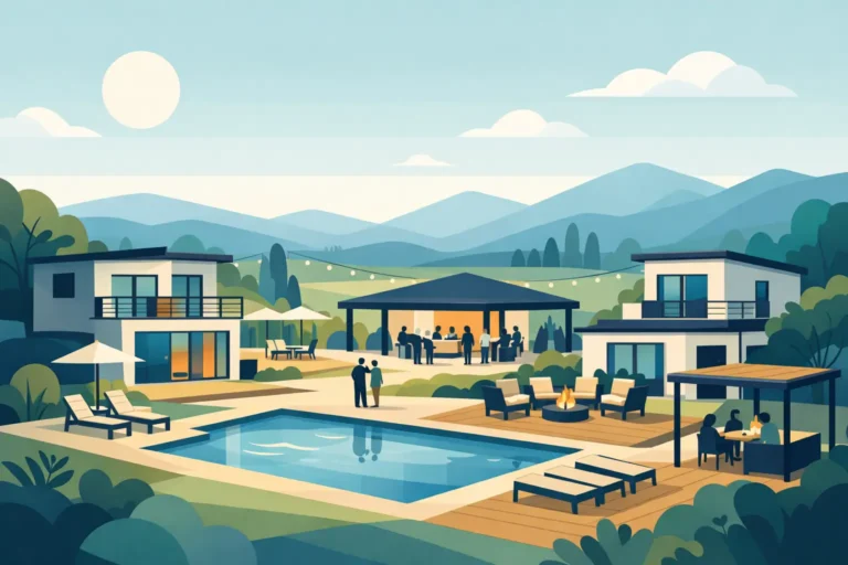 Ejemplo de mini condominio para eventos