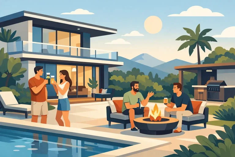 Casa para reunión de amigos: cómo elegir bien