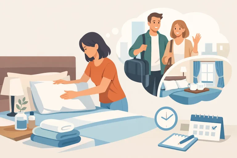 Cómo planear estancia para invitados sin estrés