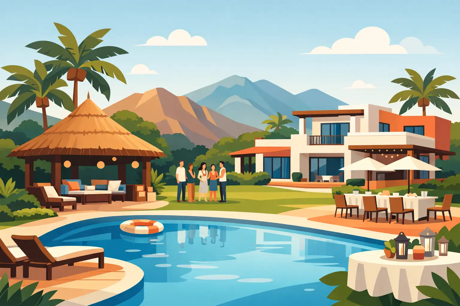 Villas vacacionales Morelos para grupos y eventos