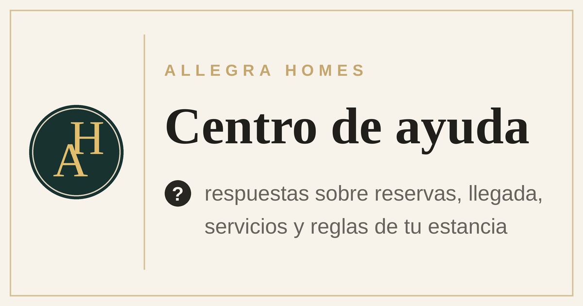 Centro de ayuda de Allegra Homes