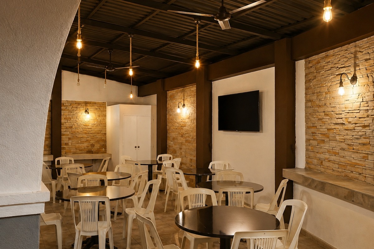 Montaje del área de eventos petit en Pedregal 20