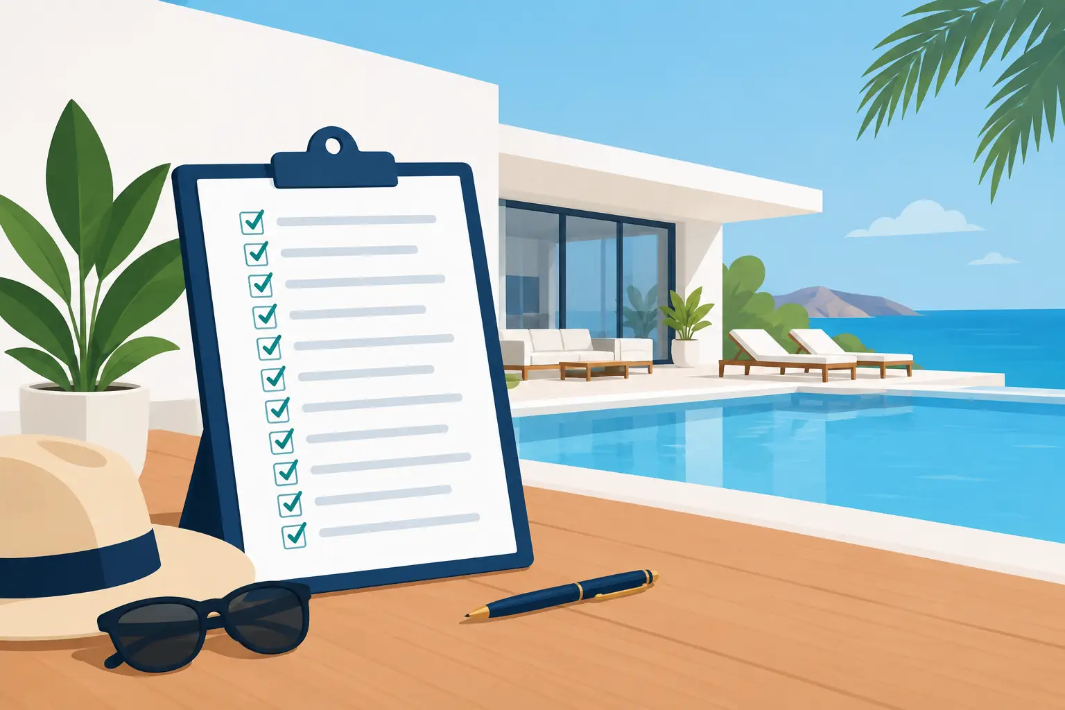 Checklist para renta de villa: 12 puntos clave