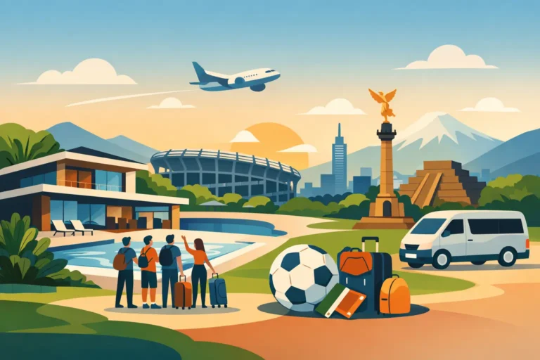 Mundial 2026 hospedaje para grupos cerca de CDMX