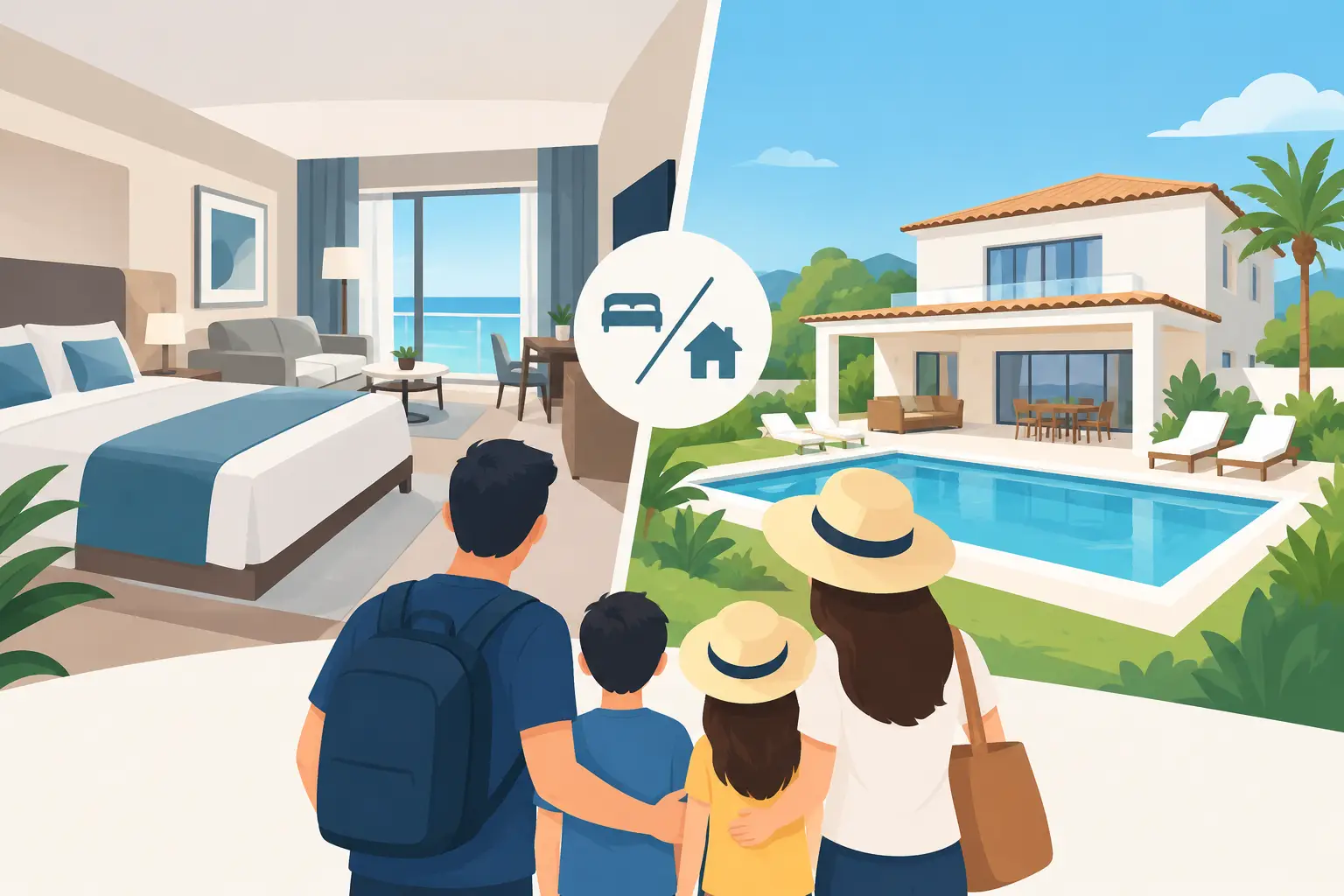 Suite o villa familiar: cuál conviene a tu grupo